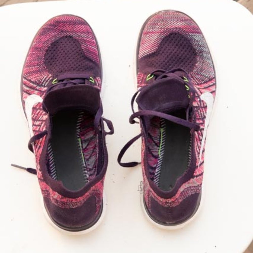 Nike Free 4 Flyknit Running Purple Sneaker size 10